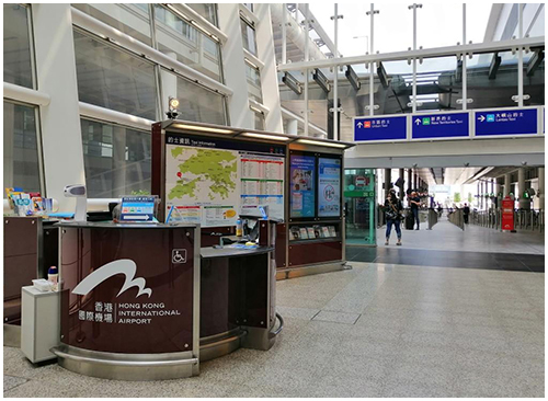 taxi information desk