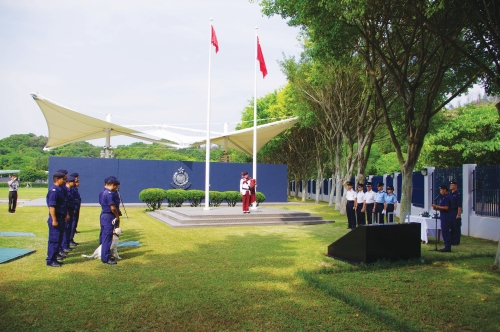 The Police Dog Unit sets up a Police Dog Memorial Garden at its headquarters for ash scattering.