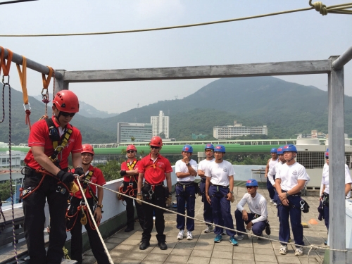 警察高空工作隊時刻為前線人員提供在特別位置的行動支援。