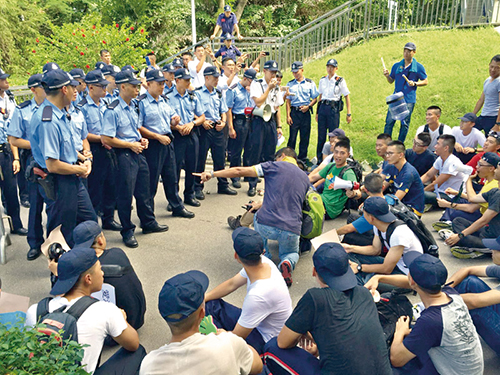 New recruits underwent scenario-based practical and leadership training to meet the challenges of a changing environment.