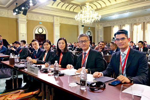 The Commissioner, Mr Siu Chak-yee, led a seven-member delegation in February to attend the 24th INTERPOL Asian Regional Conference held in Abu Dhabi, United Arab Emirates, to interact with fellow law enforcers and decide on important policies for fighting organised transnational crime in Asia. More than 150 senior law enforcement officers from 42 countries and regions took part in the conference.